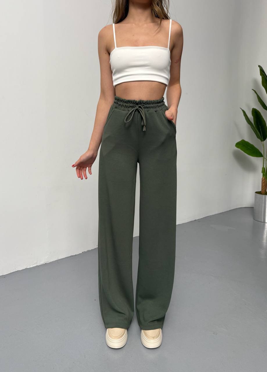 Relaxed Wide Leg Lounge Pants