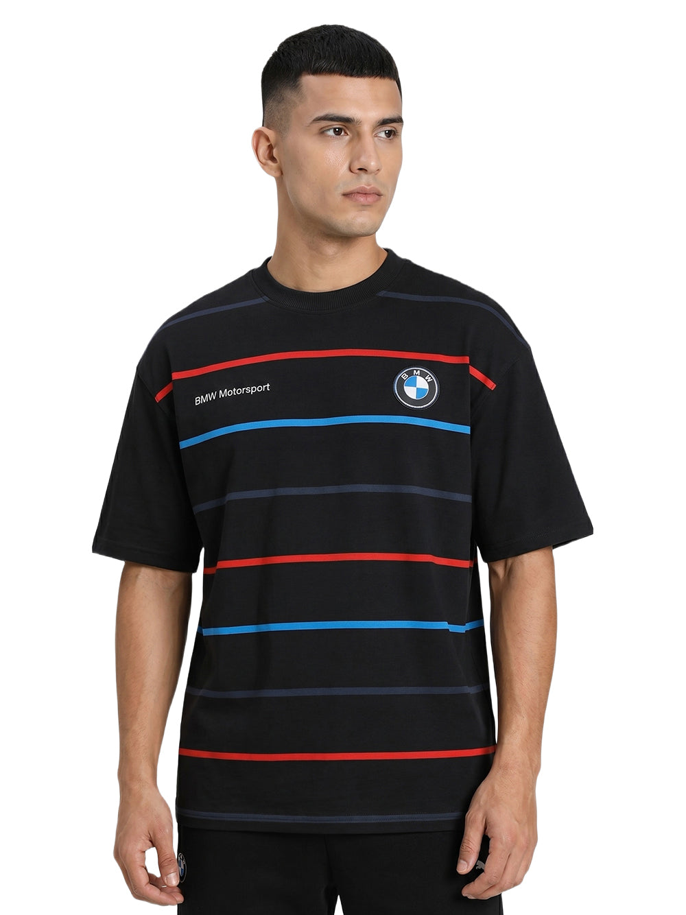 BMW Motorsport Striped Oversize Tee