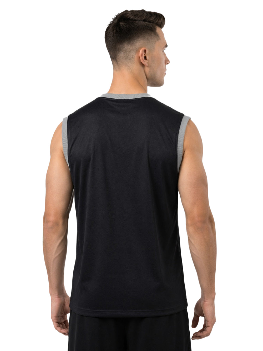 "CS" Brush Graphic Streetwear Jersey Tank