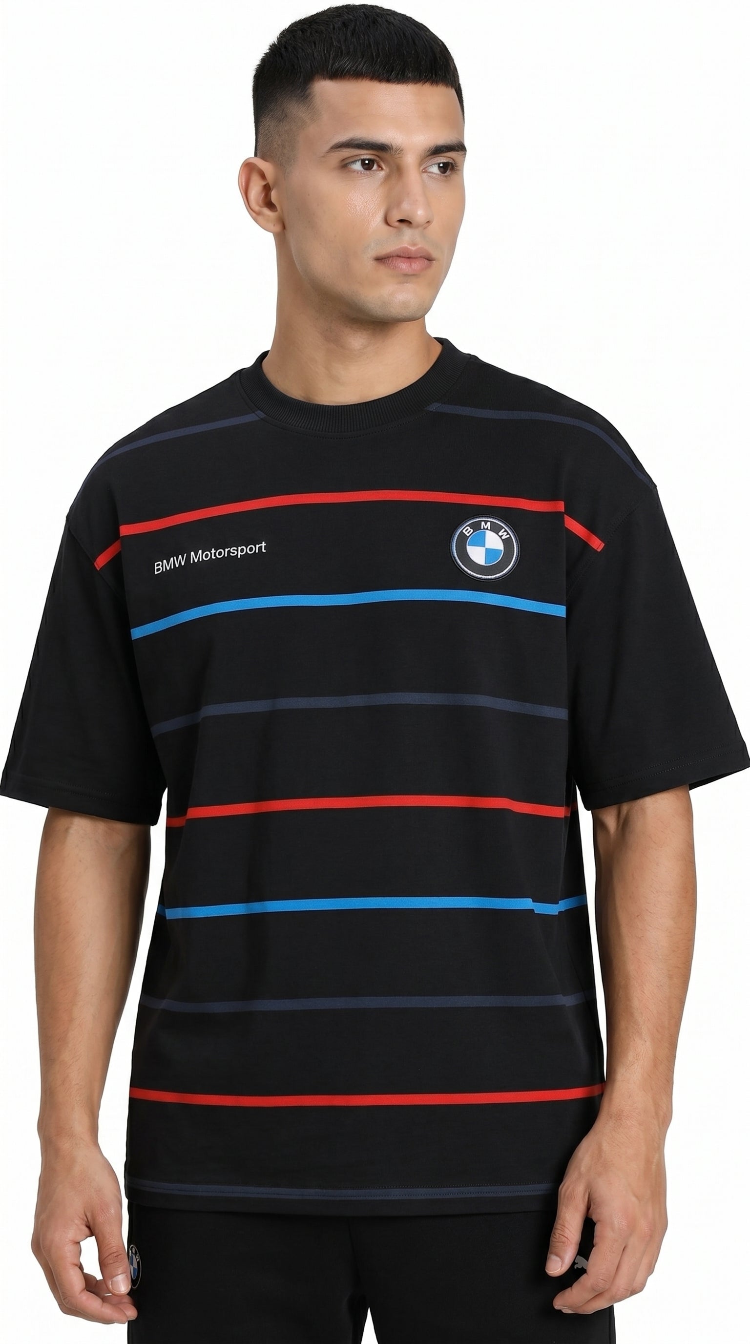 BMW Motorsport Striped Oversize Tee