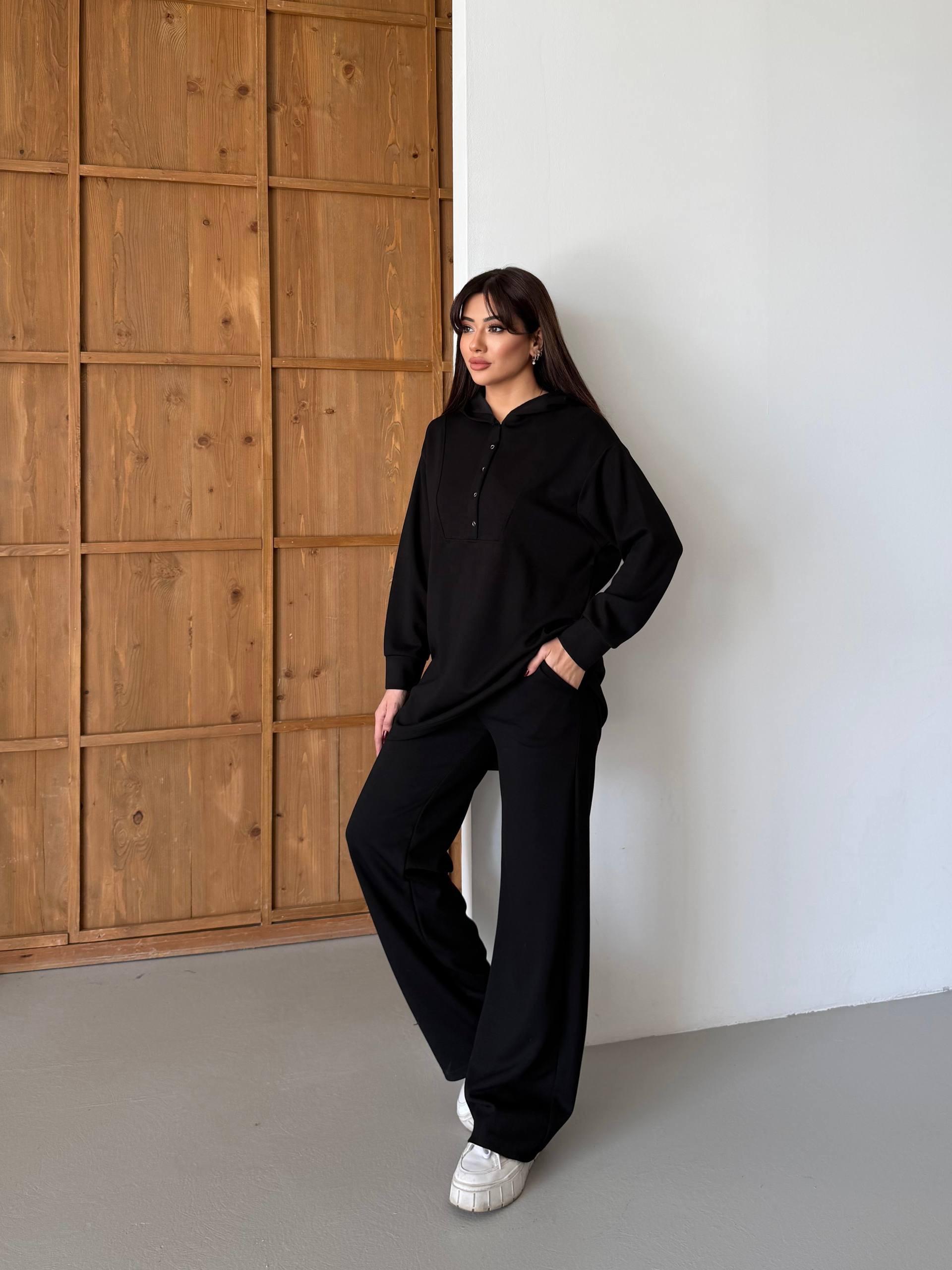 Elegant Long Hoodie Two-Piece Set